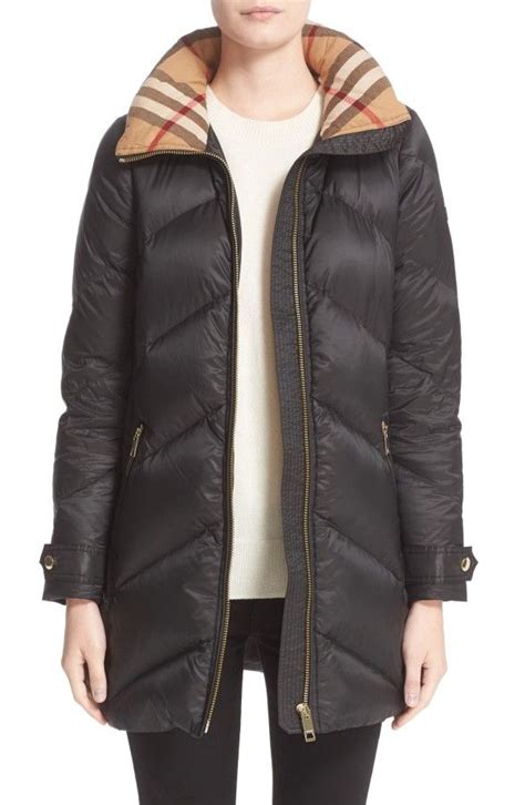 eastwick chevron quilted coat burberry|Reversible Check Keswick Puffer Jacket in Sand .